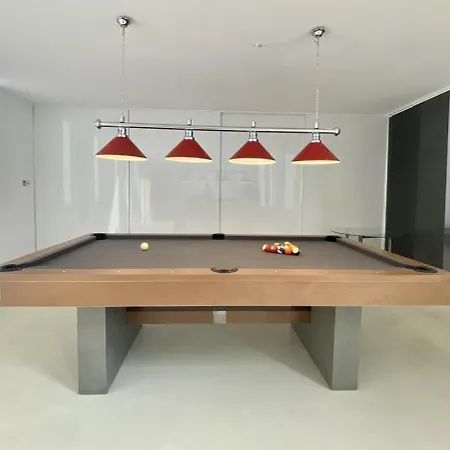 Loft With Pool Table, Kitchen Island & Gallery