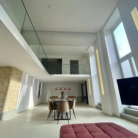 Loft With Pool Table, Kitchen Island & Gallery דירה